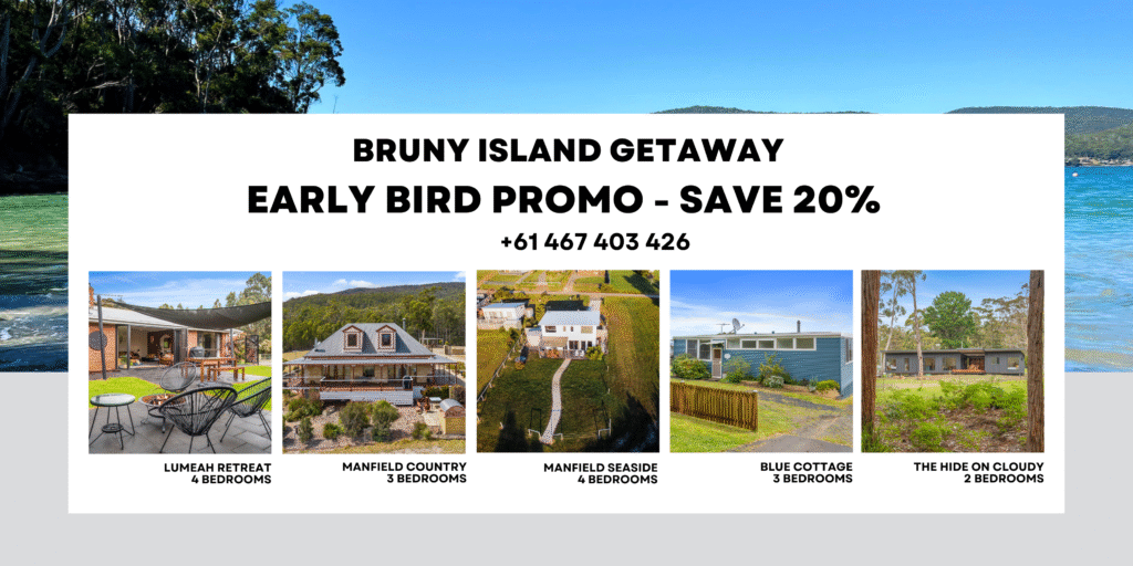 Book early 30 days before arrival - bruny island holiday Book bruny island accommodation early and save up to 20%.